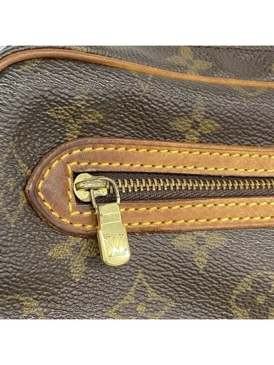 Louis Vuitton Clutch Monogram Marly Dragonne GM Brown - Picture 8 of 10